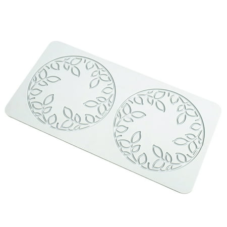 

AQQW Fondant Mold Hollow Butterflies Wreath Leaves Easy Release DIY Cake Decorating Tool Reusable Chocolate Candy Silicone Mould Kitchen Gadgets