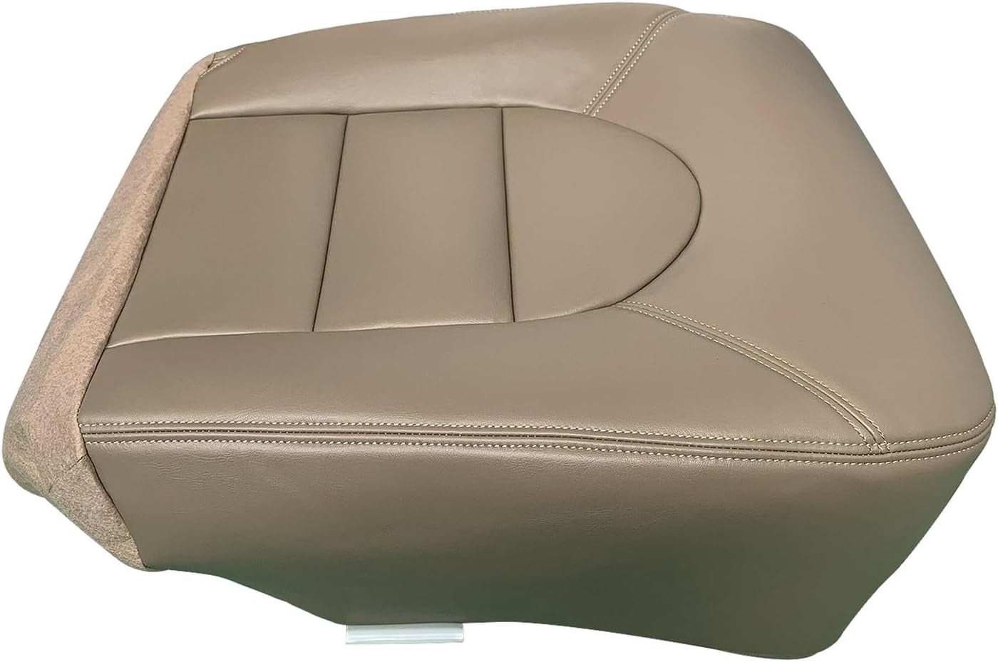 Driver and Passenger Leather Seat Covers Tan Replacement for 1999-2000 F250 350 Lariat XLT