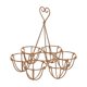 thumbnail image 2 of Easter Egg Holder Metal Egg Tray Stand – Round Dining Table Egg Storage Rack Basket, Decorative Kitchen Countertop Display, Black/Gold/White, 19cm, 2 of 7
