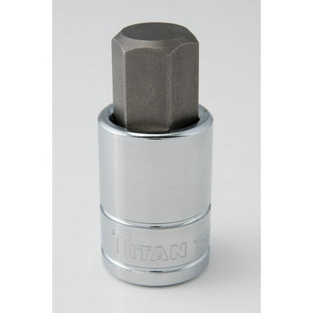 UPC: 0802090156175 | Titan Tools 15617 17 MM 1/2 Inch Drive Hex Bit Socket
