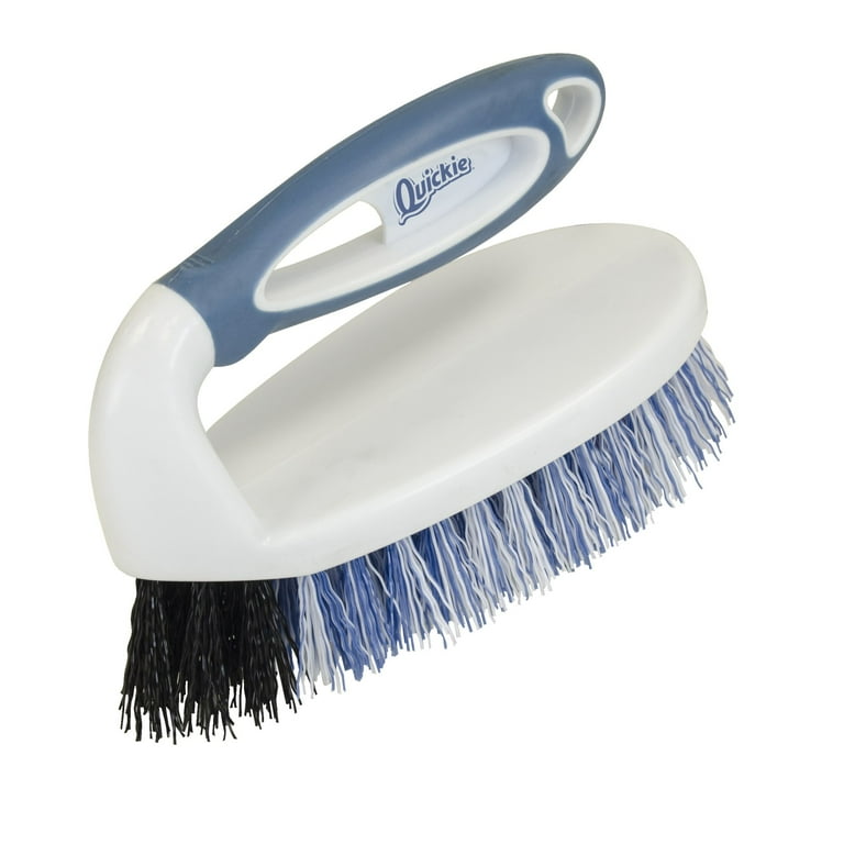Quickie HomePro 3 in. W Medium Bristle 5.25 in. Plastic Rubber Handle Scrub Brush