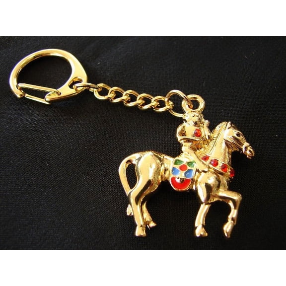 Bejeweled Monkey on Horse Talisman for Promotion