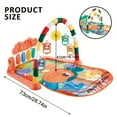thumbnail image 5 of Baby Play Mat Activity Gym, Dinosaur Music Pedal Piano Workout Stand Crawl Mat -, 5 of 5