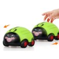 thumbnail image 5 of Items Outlet!4Pcs Pulling Back Car Toys Cartoon Insect Shape Car Toys Glowing Vehicle Toys Inertia Car Toys, 5 of 9