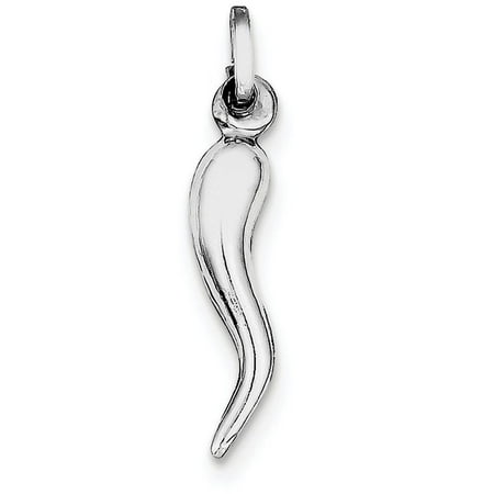 Finejewelers Sterling Silver Italian Horn Charm