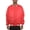Red, variant on Men's Premium Classic Snap Button Baseball Letterman Varsity Bomber Jacket Windbreaker