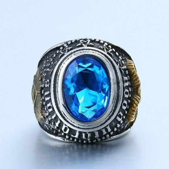 Mens Titanium Steel Ring with Black Zircon Stone Fashion Simplicity Electroplated Mosaic Wide Band Ring Height 24MM and Width 25MM Ring Jewelry Gift