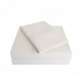 thumbnail image 1 of Luxor Treasures P300SKSH SLIV 300 Split King Sheet Set, Percale Solid Patterned - Ivory, 1 of 1