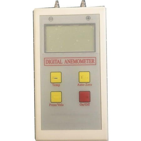 TECHTONGDA Handheld Pro Manometer Differential Air Pressure Gauge Digital Tester Pitot Wind Pressure Meter