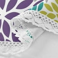 thumbnail image 4 of Coolnut 60" Dahlia Round Tablecloth, Waterproof Outdoor Tablecloth with Umbrella Hole and Zipper, for Kitchen Dining Picnic Party Home Decor, 4 of 7