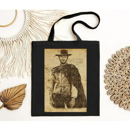 vintage Clint Eastwood Tote Bag-TH21716