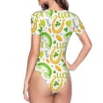 thumbnail image 4 of The Xecao St Patrick's Day1 Women's Crew Neck Body Suit, a short-sleeved bodysuit and basic swimsuit, both comfort and style for dating and daily life, 4 of 9