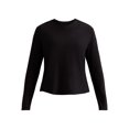 thumbnail image 6 of Athletic Works Women's and Women's Plus ButterCore Soft Tee with Long Sleeves, Sizes XS-4X, 6 of 6