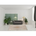 thumbnail image 2 of 7' x 9' Yellow and Ivory Oriental Power Loom Distressed Area Rug, 2 of 5