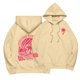 thumbnail image 2 of Sudadera con capucha Pink Palm Puff para mujer, sudadera con capucha de gran tamaño en rosa 2024 Preppy Casual Linda sudadera, sudadera con capucha Pink Palm Puff Tops Caqui L, 2 of 6