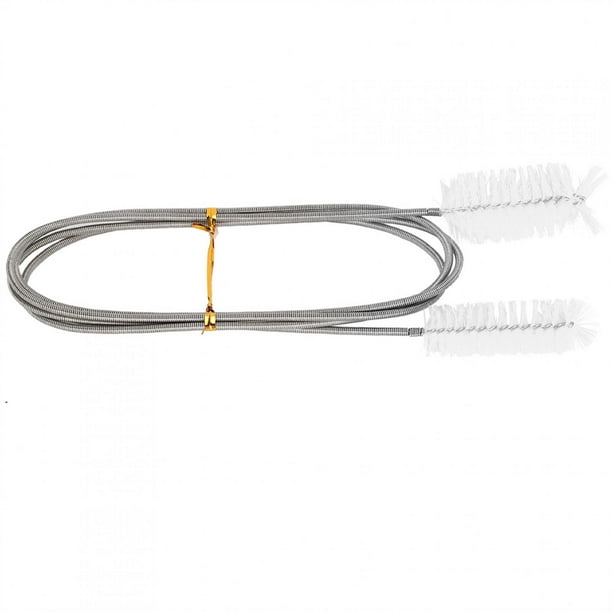Acheter Outil de nettoyage de brosse de nettoyage de Tube Long de Double  tête de ressort Flexible d'acier inoxydable