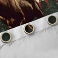 thumbnail image 4 of Homewish 3D Rustic Moose Black Out Curtains, Vintage American Flag Curtains Pack of 2 (42x63 Each), Western Old Fashion Bedroom Curtains, Living Room Curtains Decor, 4 of 6