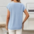 thumbnail image 6 of Hvyesh Womens Sweater Vest 2025 Summer V Neck Casual Sleeveless Sweaters Loose Cable Knit Pullover Tops, 6 of 7