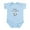 Sky Blue, variant on CafePress - Daddy’S Sidekick Soccer Infant Bodysuit - Baby Light Bodysuit, Size Newborn - 24 Months