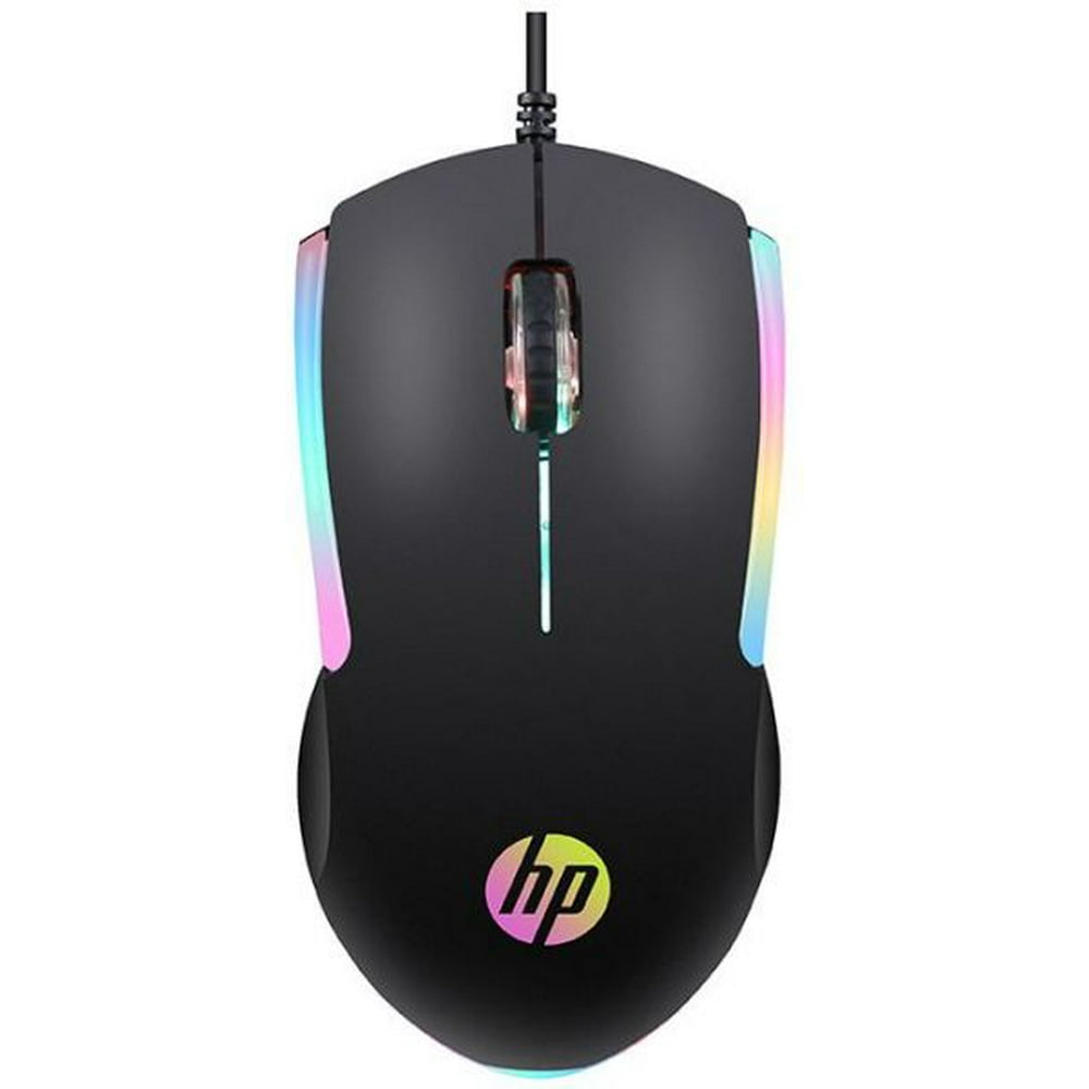 HP Wired RGB Gaming Mouse with Optical Sensor, 3 Buttons, 7 Color LED