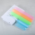 thumbnail image 7 of Unique Bargains 4 Pcs Plastic Lightweight Toothbrush Holders Case for Travel 7.48"x1.06" Blue Orange Green Pink, 7 of 7
