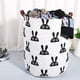 thumbnail image 5 of Laundry Basket Cute Rabbit Cotton 40x40x50cm Dirty Clothes Hamper Storage Basket Waterproof Lining Bin, 5 of 5