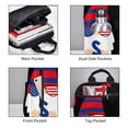 thumbnail image 3 of Yiaed 4th of July Gnomes Print Lightweight Backpack Travel Backpacks Hiking Daypack for Women Men, 3 of 5