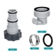thumbnail image 2 of Kit adaptador para manguera de piscina, 2 tipos de conectores para manguera de bomba de piscina para mangueras de 1.5 y 1.25 pulgadas para repuestos de piscinas elevadas, 2 of 4