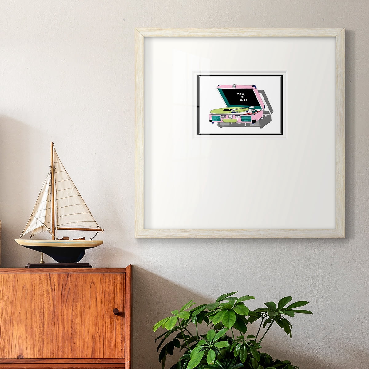 Record Shop IPremium Framed Print