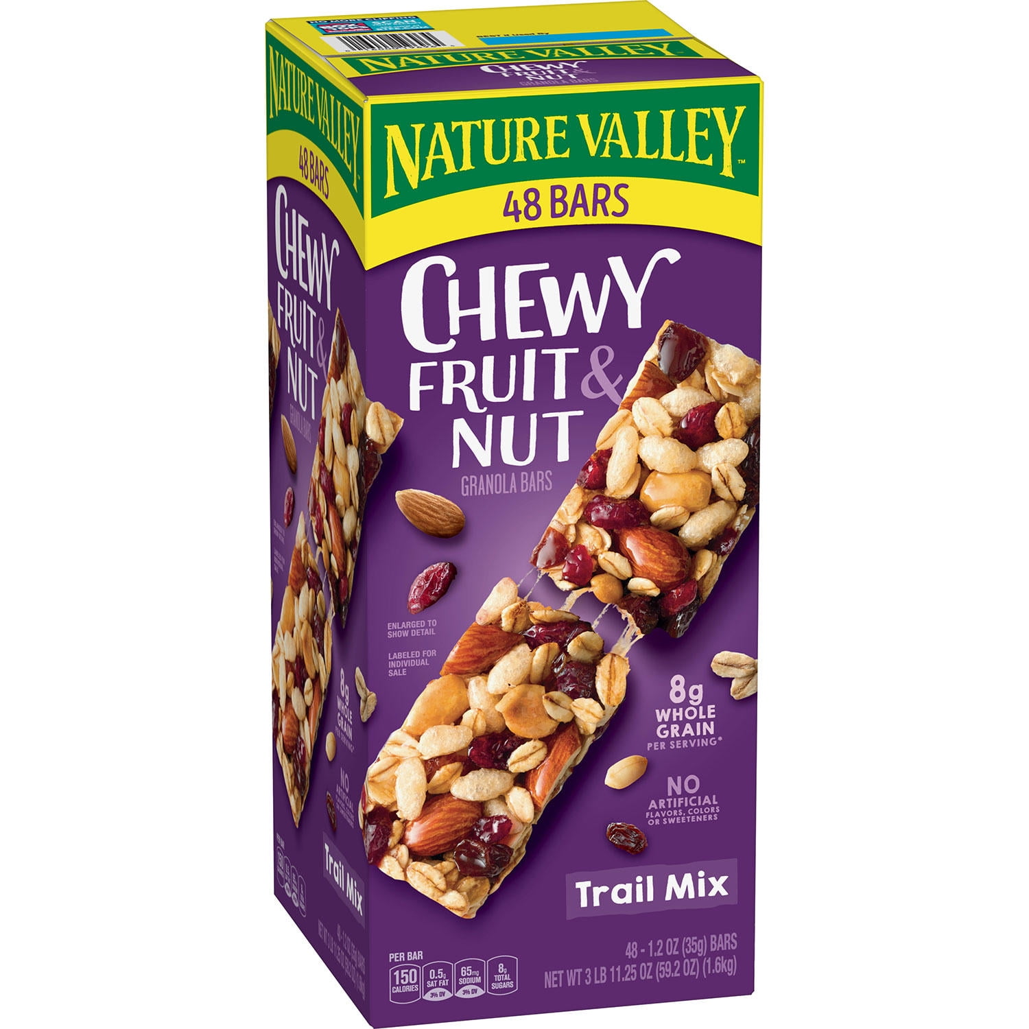 Nature Valley Fruit and Nut Chewy Trail Mix Granola Bars Cereal 59.2 oz