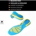 thumbnail image 3 of Gel-Schuheinlagen – Neu 2020 – Ein Paar – Schmerzlinderung – Ideal für Sport, Spazierengehen, Laufen, Wandern (M), 3 of 5