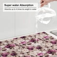 thumbnail image 5 of Gaeub Rose Flowers Print Dish Drying Mats For Kitchen Counter, Kitchen Drying Mat, Large Dish Drying Pad for Kitchen Counter, Microfiber Dish Drying Mat for Sinks, Drainer Mats, 18x24in, 5 of 7