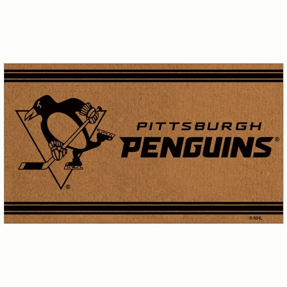 Pittsburgh Penguins 16" x 28" Logo Turf Mat