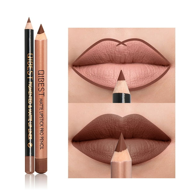 RUIKAR Lipstick Pen + Lip Liner Set Matte Waterproof Lipstick Lip Liner