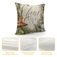 thumbnail image 4 of YINGXI  Home Sweet Home Eucalyptus Leaves Throw Pillow Covers 12x12in, 4 of 5