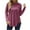 Hot Pink, variant on gakvbuo Plus Size Pullover Sweaters For Women Long Sleeve Sweatshirts Fall Tunic Tops Women Casual Long Sleeve Solid Shirts Lightweight Round Neck Button Down Tunic Tops