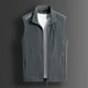thumbnail image 1 of Ceisia Men's Regular-Fit Stand-Collar Full-Zip Fleece Sleeveless Vest Gift, 1 of 3
