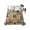 Brown, variant on Animals Farmhouse Twim Size Flat Sheet, Wrinkleproof & Fadeproof Cooling Flat Bed Sheet Only, Vintage Farm Country Star Brown Plaid Breathable Soft Bedding Top Sheets 66 x 96 Inches