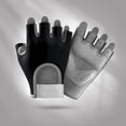 thumbnail image 2 of AWZXDE Women's Yoga Fitness Outdoor Cycling Exercise Non Cushioning Half Finger Gloves for Sports and Leisure Activities Black,S, 2 of 3