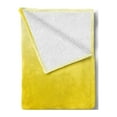 thumbnail image 2 of Ombre Soft Flannel Fleece Throw Blanket, Sun Kissed Summer Hot Beach Inspired Ombre Design Digital Printed Image Artwork Print, Cozy Plush for Indoor and Outdoor Use, 60" x 80", Yellow, by Ambesonne, 2 of 5