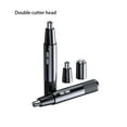 thumbnail image 1 of Tondeuse pour Poils de Nez Femme Homme Portable Multi-Usage Rasage Lavable Outil de Retrait de Sécurité Ménager Professionnel Salon Noir Type 2, 1 of 8
