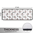 thumbnail image 5 of Kitchen Rugs Sets Of 2,White Cow Heart Pattern Anti Fatigue Kitchen Mat Rugs Non Slip Washable,Decorative Kitchen Floor Mats for Kitchen,Sink,Laundry,17"x47"+17"x47", 5 of 5