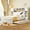 White, variant on New Queen Size Wooden Bed With All-in-One Cabinet, Shelf and Sockets,Twin XL Trundle,Espresso