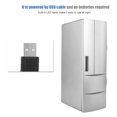 thumbnail image 4 of Fdit Portable USB Mini Fridge Freezer Refrigerator Cooler and Warmer For Home Office Car Boat, USB Refrigerator, 4 of 11
