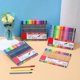 thumbnail image 3 of Hook line pen signature pen 6-24 color PVC bag set very fine 0.4 needle tube metal nylon pen tip ink pen 套装【买十送一】\t24 color suit [buy ten get one free], 3 of 5