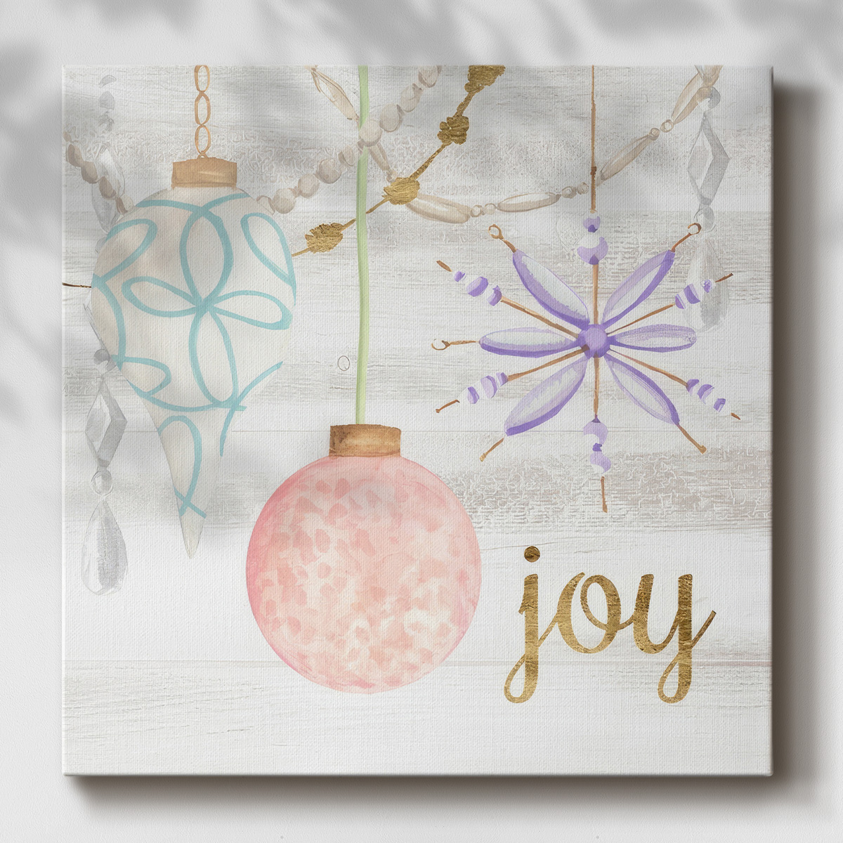 Elegant Ornaments II- Gallery Wrapped Canvas