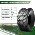 thumbnail image 3 of HA-EMORE Lawn Mower Tire, 2Pcs Turf Tire for Garden Tractors Riding Mowers Golf Cart Tire , Heavy Duty 4 Ply Tubeless, 3 of 7