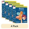 (4 pack) Amara Organic Baby Food Sweet Potato Raspberry, No Added Sugar, Stage 2, 5 Individual Servings