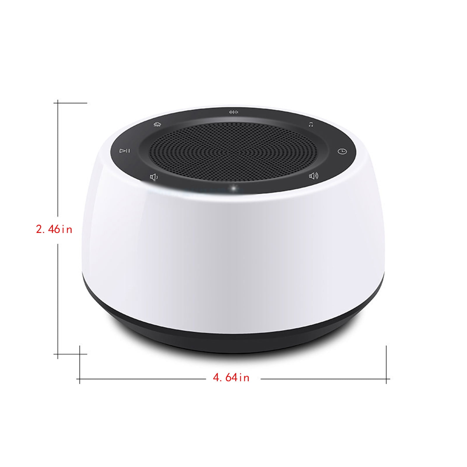 FFENYAN Warm Small Night Light Unique Design White Noise Machine Sleep Sound Machine With 16 Soothing Sounds 7 Colors Baby Night Light Full Tou 5 Speed Timer Plug in Baby Sound Machine Adult