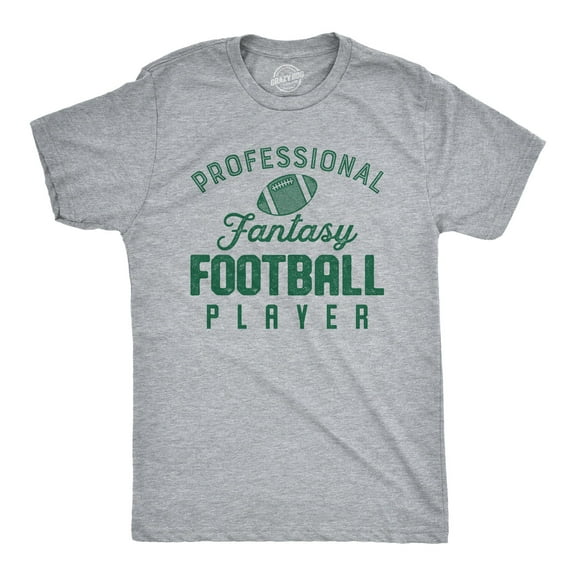 Mens Professional Fantasy Football Player T Shirt Funny Sports Tee Graphic Tees